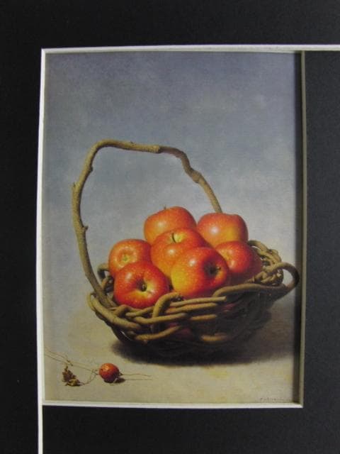 余村展　「烏瓜」、希少画集より、状態良好、新品高級額装付