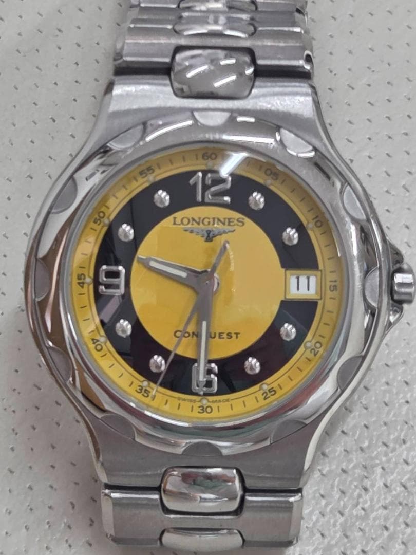 ロンジン コンクエスト L1.631.4 阪神タイガースモデル メンズおまけつき ロンジン コンクエスト L1.631.4 阪神タイガースモデル メンズおまけ