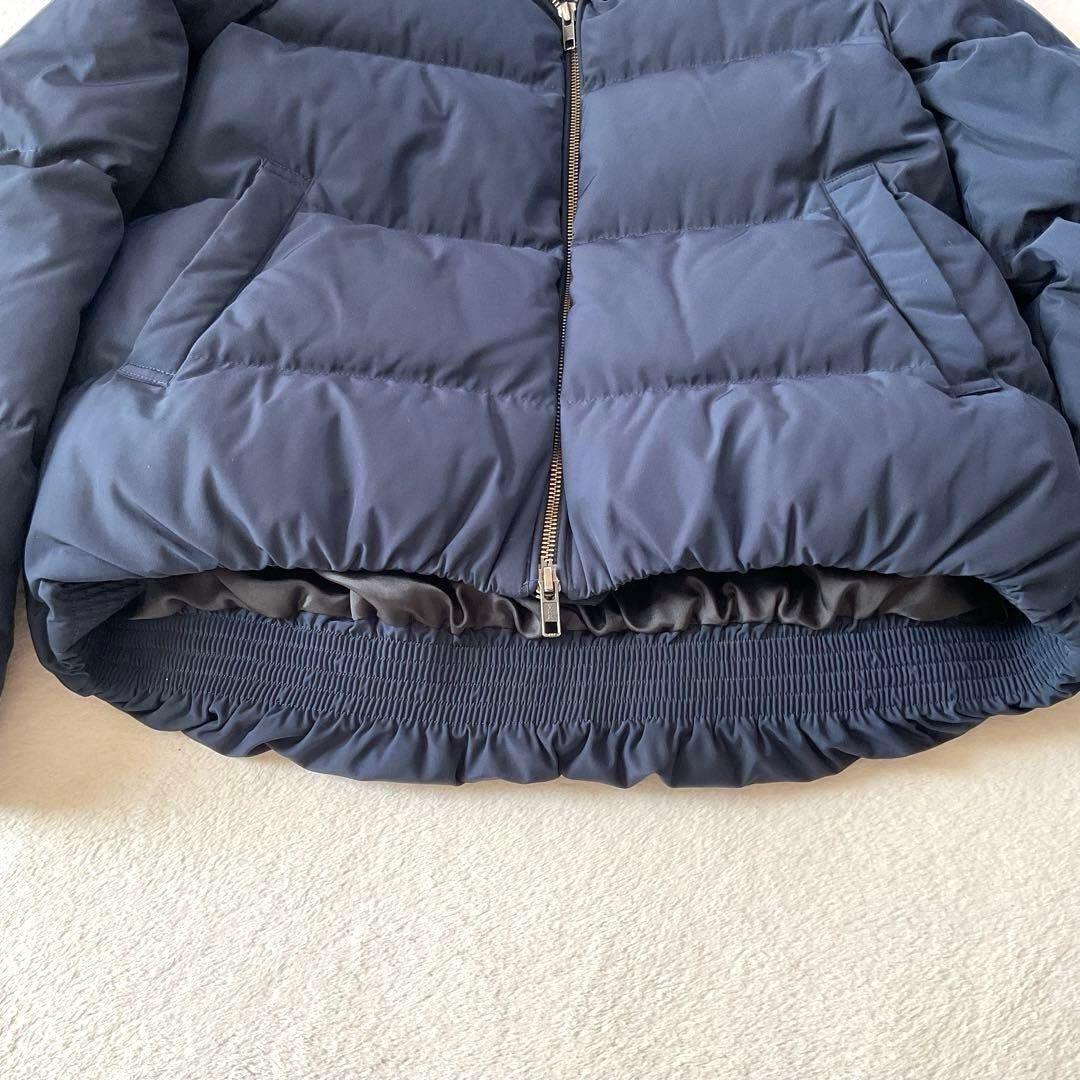美品】Theory セオリー ショートダウンジャケット 現行タグ ネイビー S