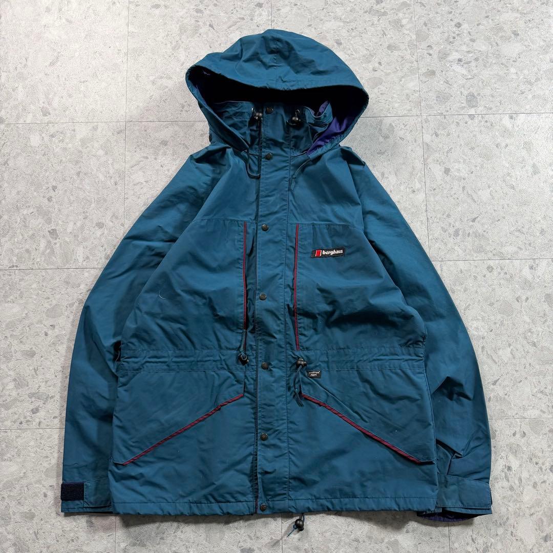 90s バーグハウス マウンテンジャケット ナイロンジャケット GORE-TEX 90's】Vintage Berghaus GORE-TEX Hiking Jacket Size.Small