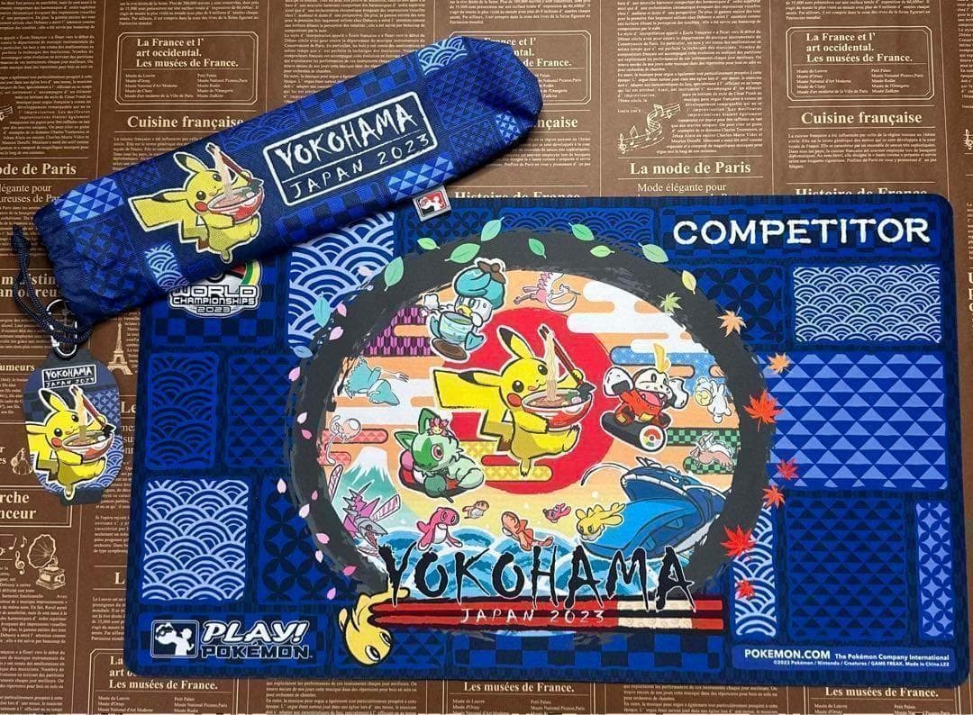 WCS2023 横浜 大会 出場者限定 ポケモン ピカチュウ プレイマットの