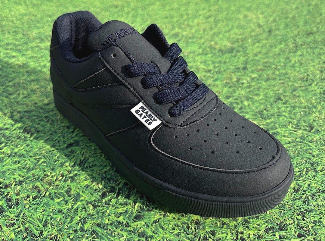 新品正規品 パーリーゲイツ 定価28600円 ゴルフシューズ 紺 24.0cm