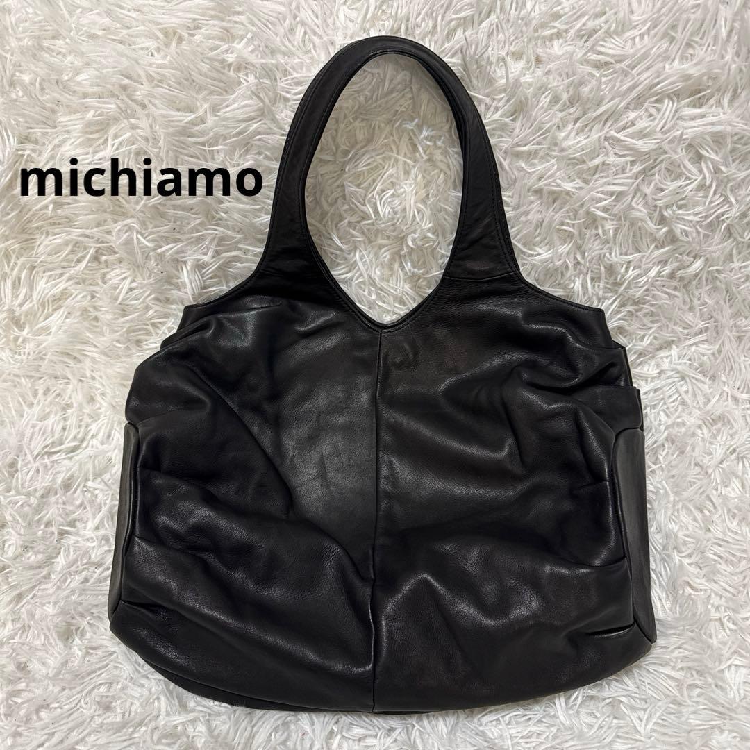 おかか*無言取引☆ 美品☆ michiamo ミキアモ　ハンドバッグ 楽天市場】michiamo ミキアモ トートバッグ レディース 本革 キップ