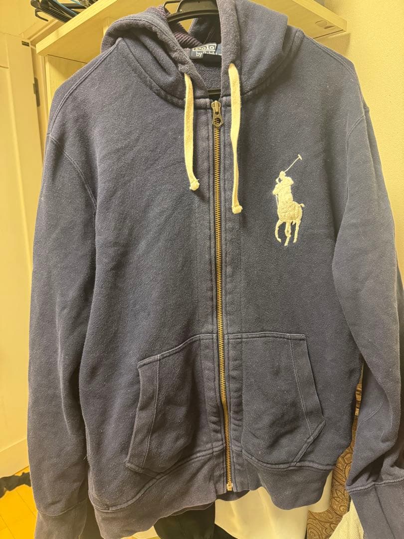 Polo by Ralph Lauren ネイビー パーカー LL