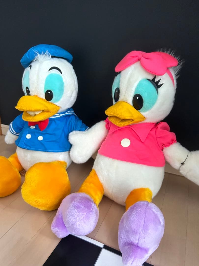 ヴィンテージ　ドナルドダック＆デイジーダック(Ｌ)　50㎝ 東京ディズニーリゾート ドナルドダック&デイジーダック ぬいぐるみ