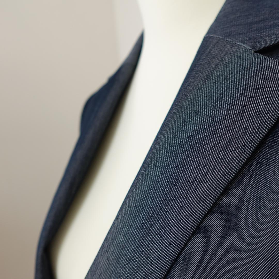 美品 エスプリミュール パンツスーツ グレー 背抜き サイズL 洗える