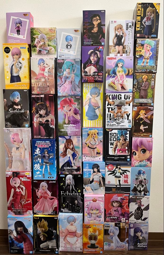 人気フィギュア40個まとめ売り（ドラゴンボール、ワンピース、呪術、美