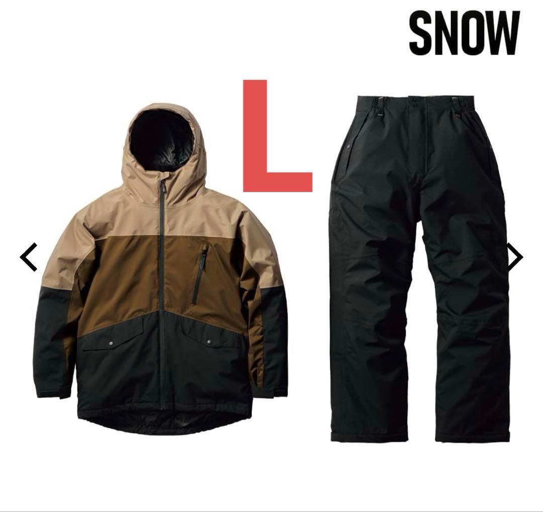 【新品】2025年モデル ワークマン イージス防水防寒スーツ L スノーブラウン