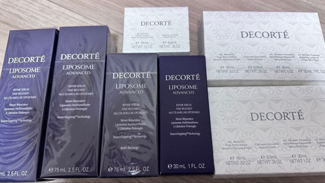 コスメデコルテ リポソーム クレンジング 乳液 化粧水