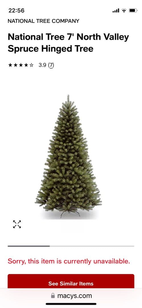 新品未使用 National Tree Company クリスマスツリー 7ft