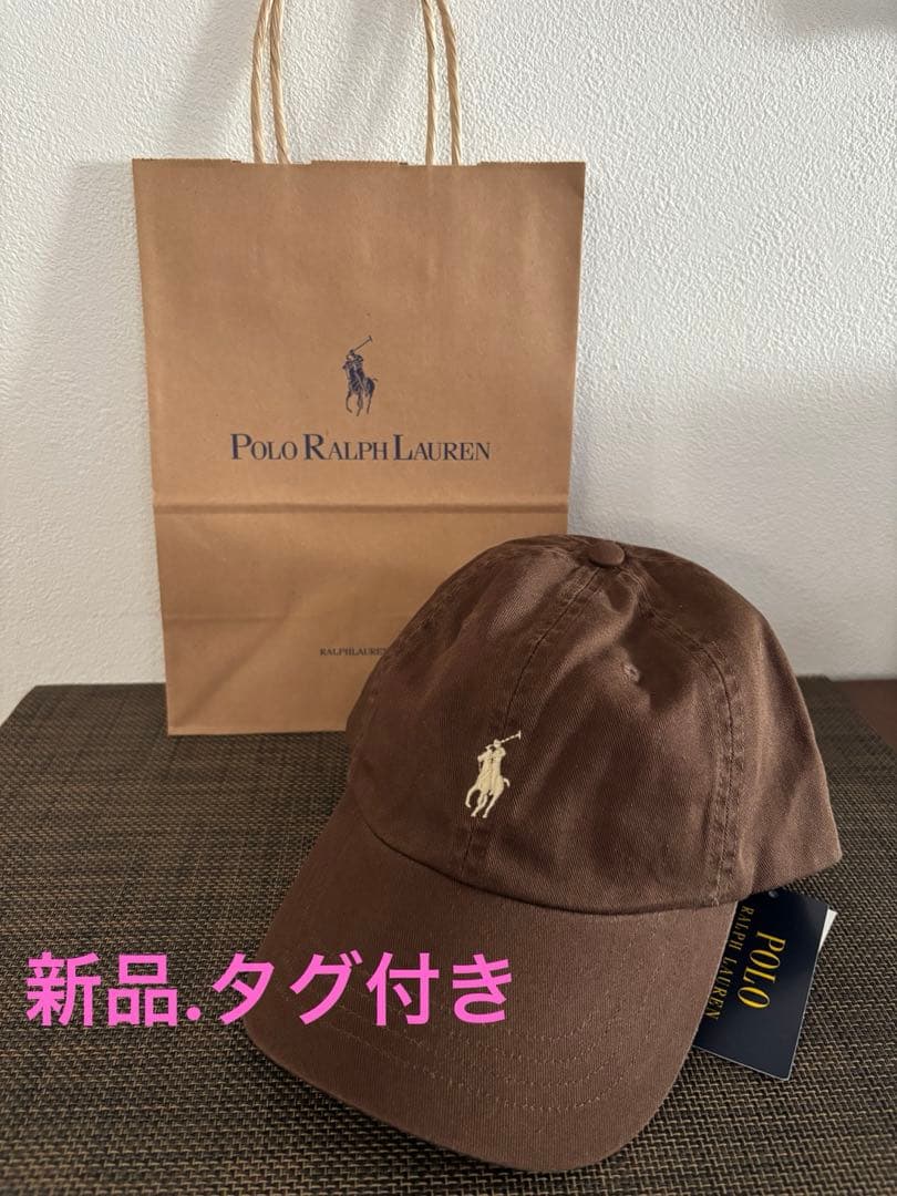 ★人気★ラルフローレン ブラウン キャップ