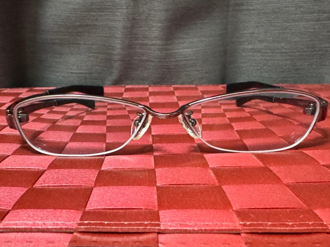 【期間限定出品】999.9フォーナインズ　S-810tメガネフレーム　ほぼ未使用