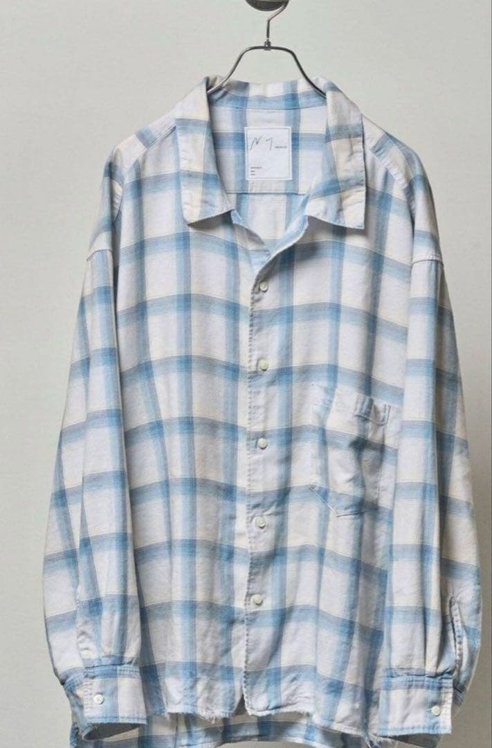 [最終値下げ]ANCELLM × WISM OMBRECHECK SHIRT