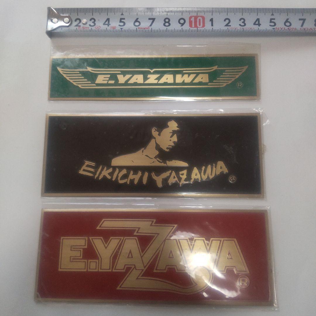 レア品 矢沢永吉　金属製 ステッカー 3点セット レア品 矢沢永吉 金属製 ステッカー 3点セット - メルカリ