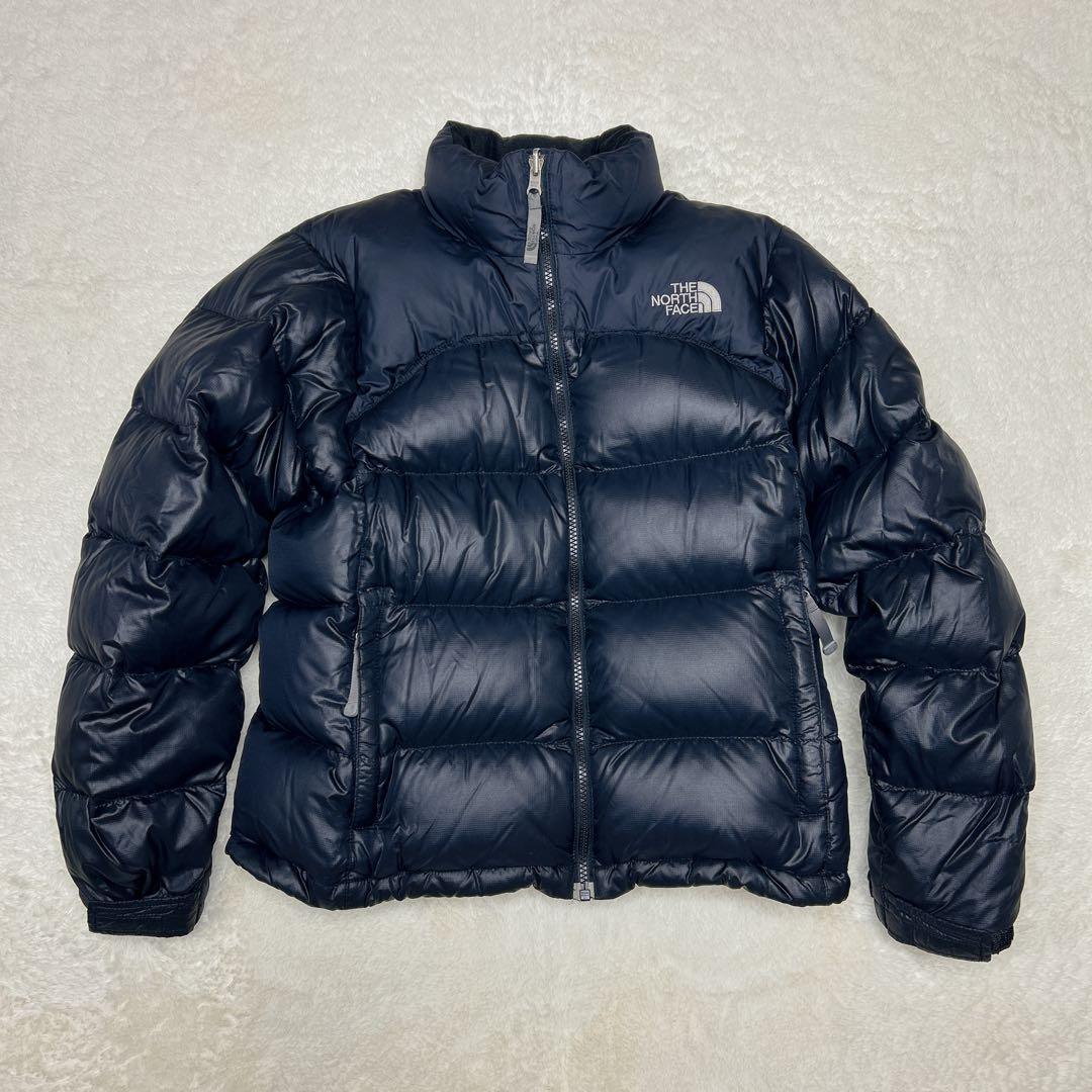 ★ショートヌプシ★ノースフェイス ダウンジャケット 黒 S 700フィル