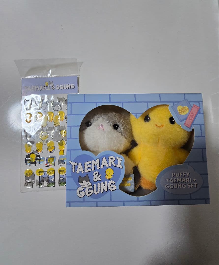 SHINee テミンTAEMARI & GGUNG ぬいぐるみセットとステッカー SHINee テミン ステッカーセット テマリ クン TAEMIN TAEMARI GGUNG