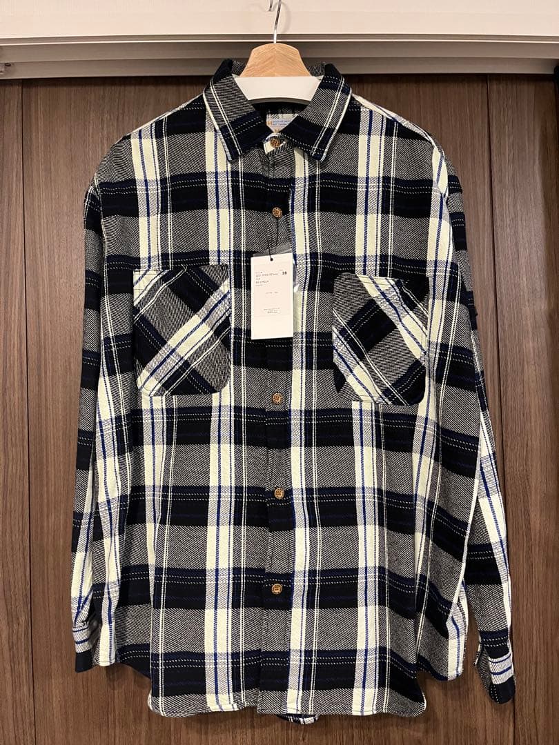 N.HOOLYWOOD×BIGMAC 新品タグ付38（M）ビッグマックネルシャツ 🎎