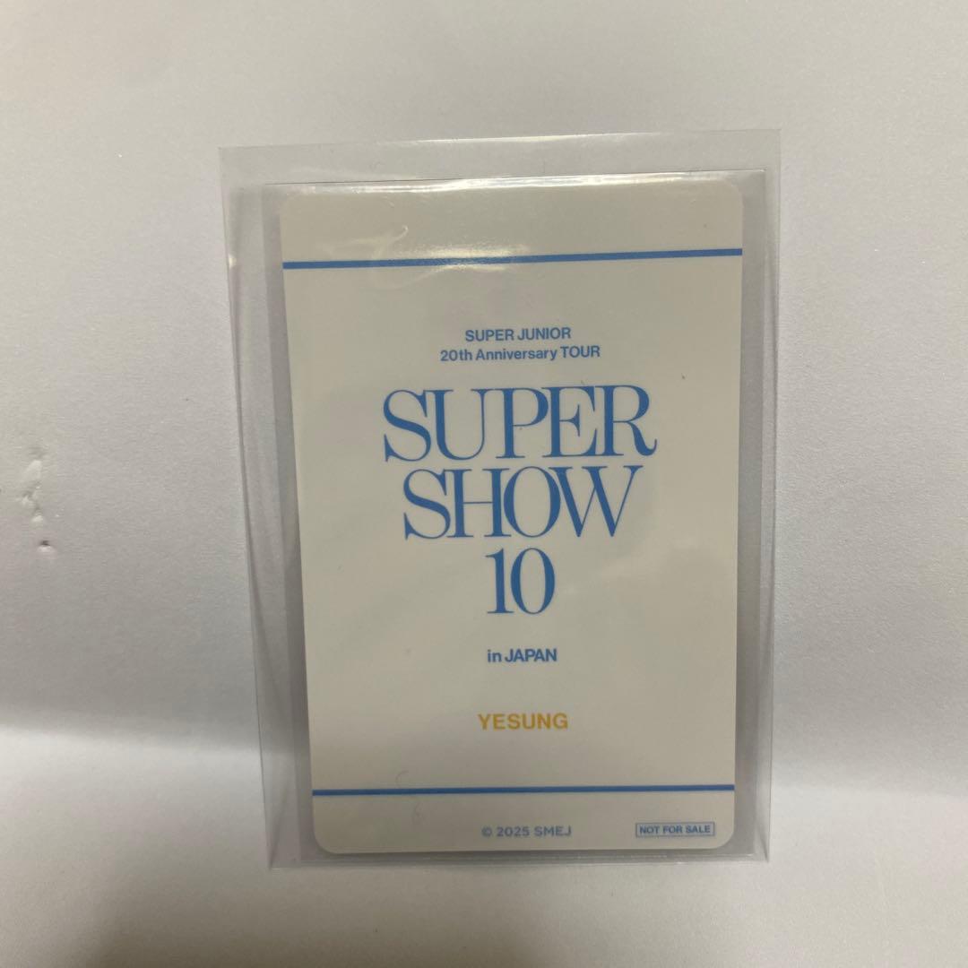 SUPER JUNIOR イェソン SS10 mu-mo EC購入特典B - メルカリ