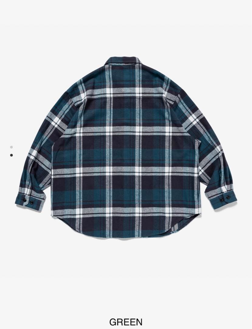 新品 正規品 WTAPS WCPO 01 LS チェックシャツ 24ss - メルカリ