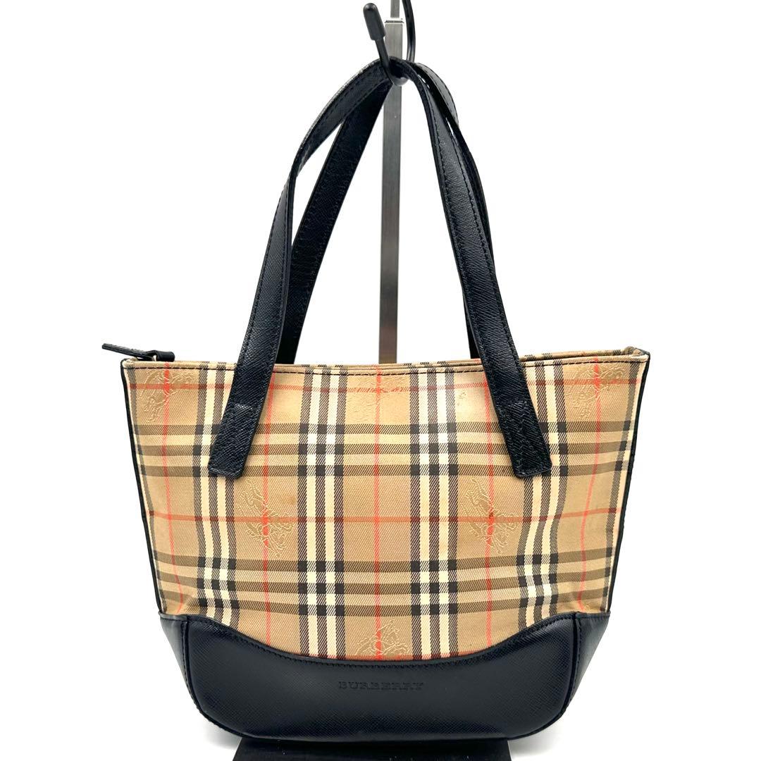 良品》BURBERRY ノバチェック レザー ミニハンドバッグ - メルカリ
