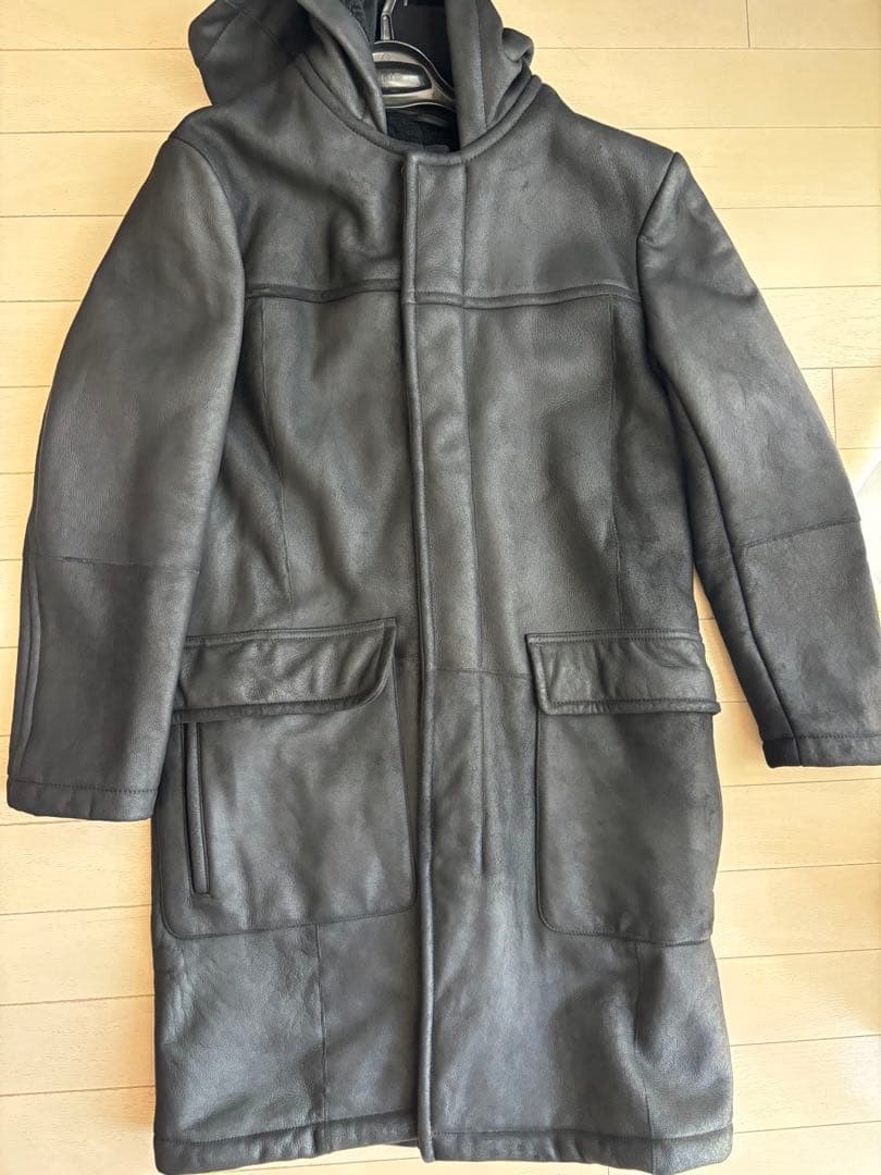 theory/セオリー/ムートンコート/ブラック/XS