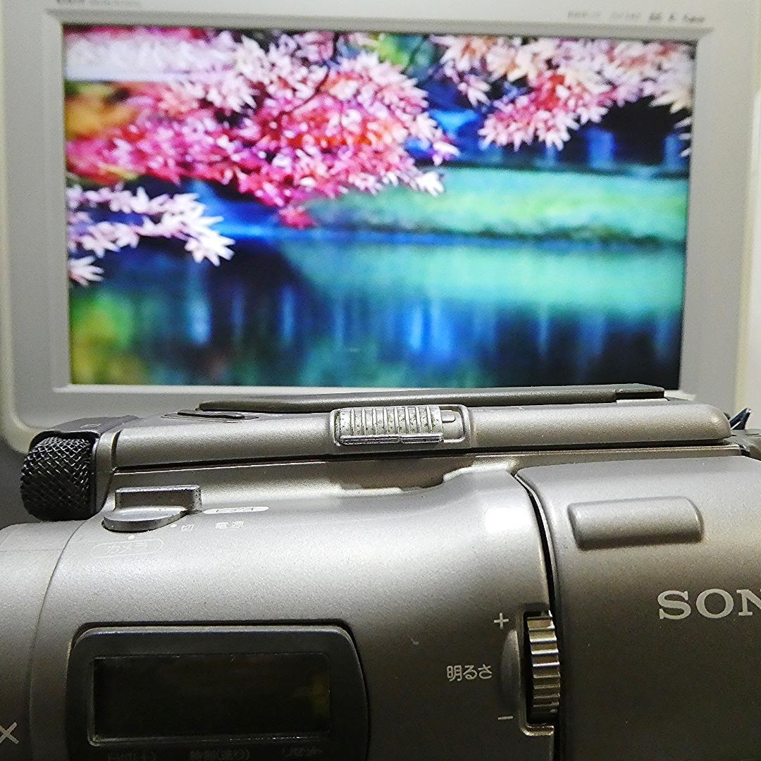 動作良好 VideoHi8 ソニーCCD-TR1 8ミリビデオ DVD化に最適
