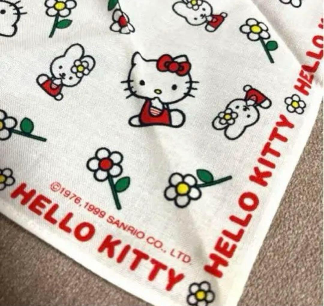 サンリオ1999年‼️ハローキティ✨当時物✨ハンカチ プチタオル