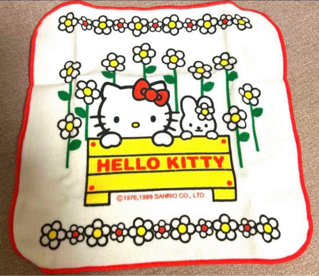 サンリオ1999年‼️ハローキティ✨当時物✨ハンカチ プチタオル