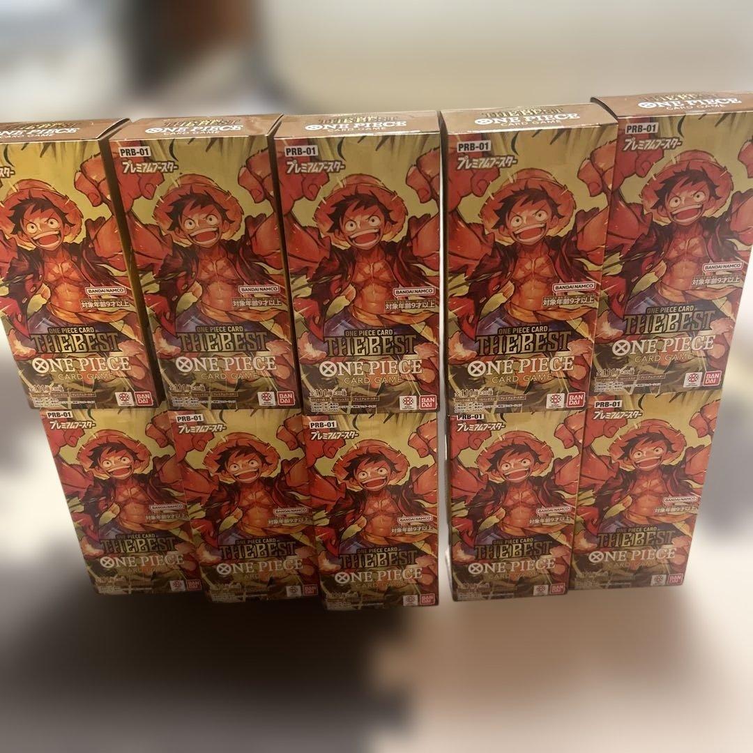 ワンピースカード　THE BEST ザベスト　10BOX 新品未開封