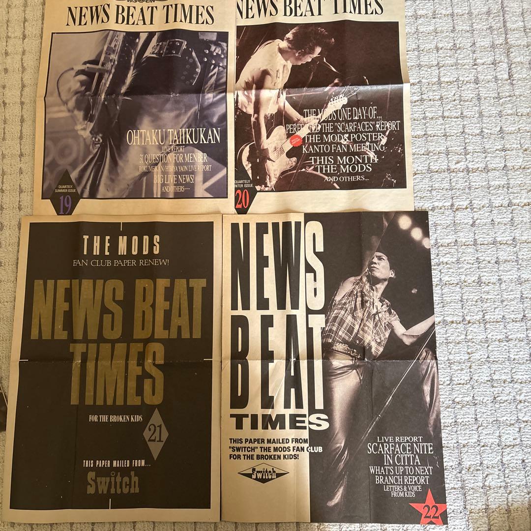 ＴＨＥ　ＭＯＤＳ　ＦＣ会報　NEWS BEAT TIMES ６８冊