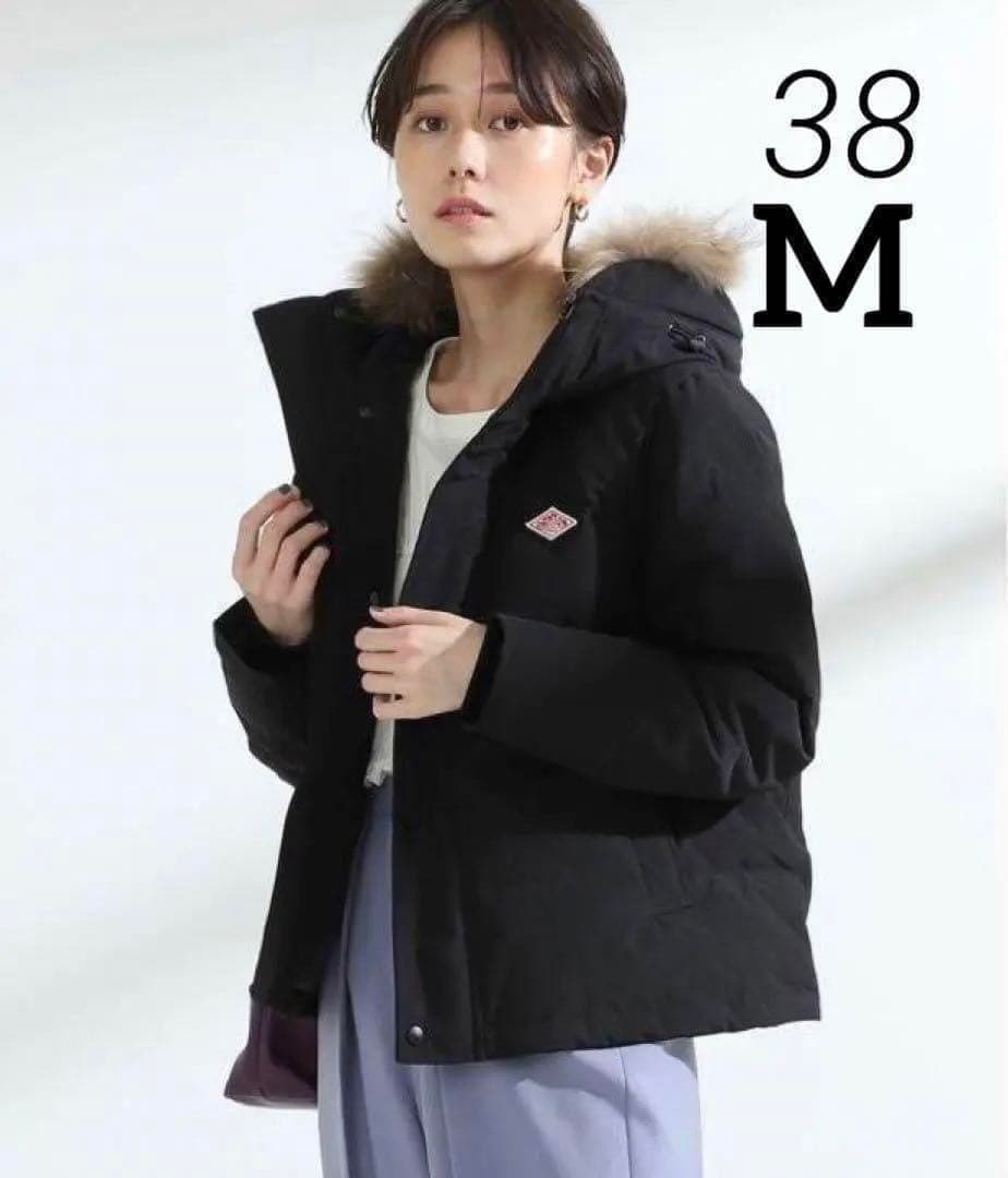 新品 Dantonダントン ショートダウンジャケット　ブラック　BLAK M