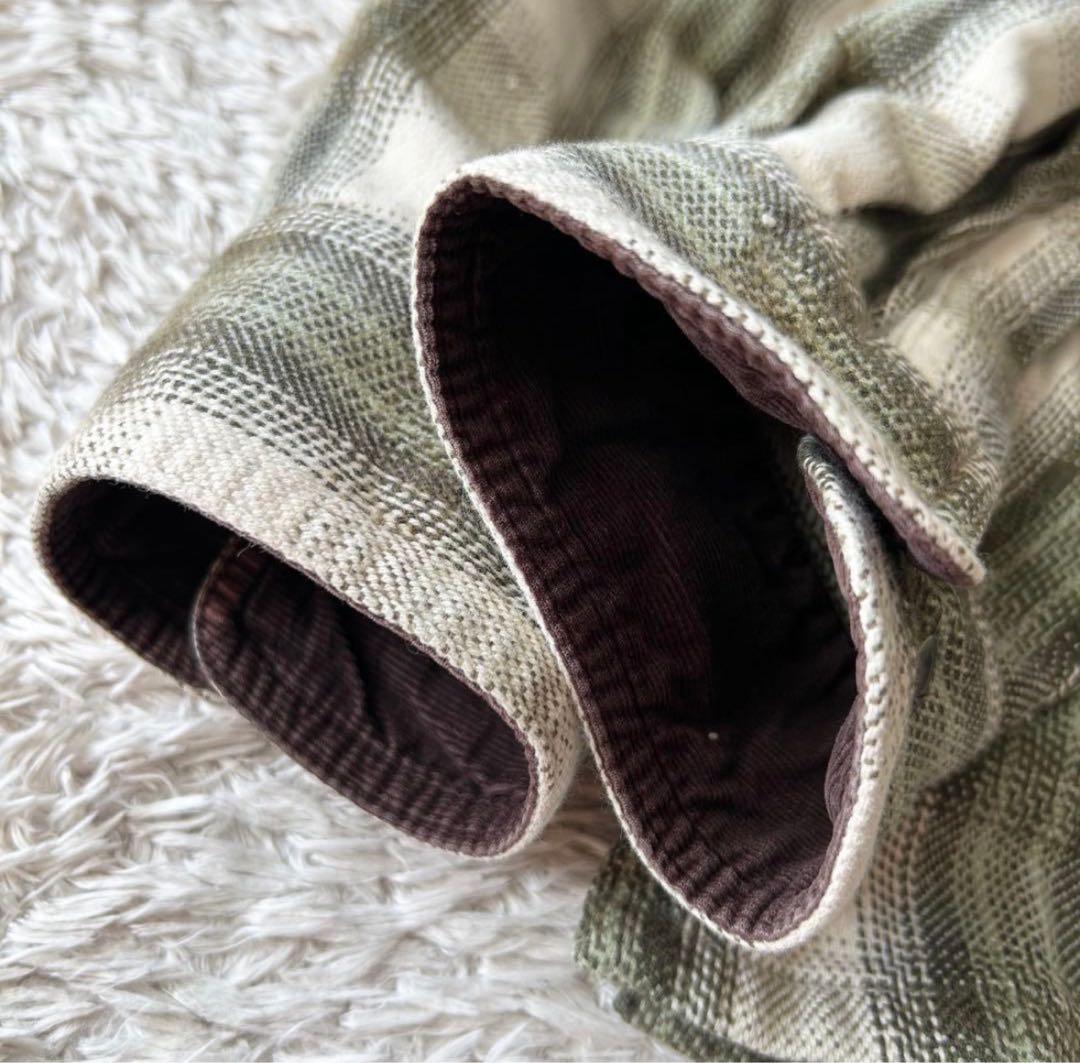 セントジョンズベイ 90s シャドー ヘビネル チェック シャツ オンブレ