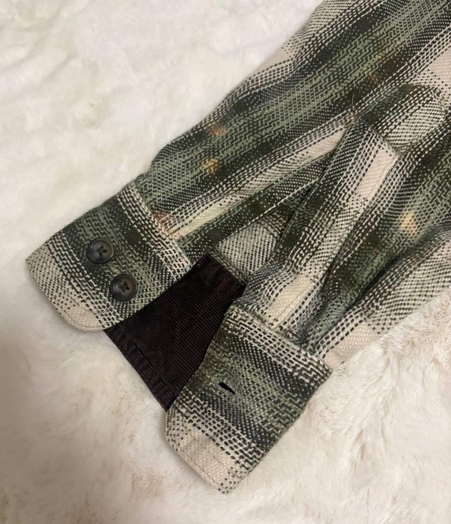 セントジョンズベイ 90s シャドー ヘビネル チェック シャツ オンブレ