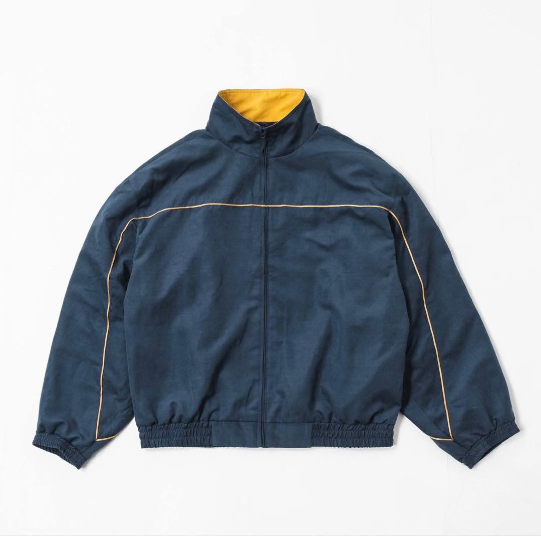 harapeco 商店 カラースエードブルゾン -23AW--グリーン×イエロー