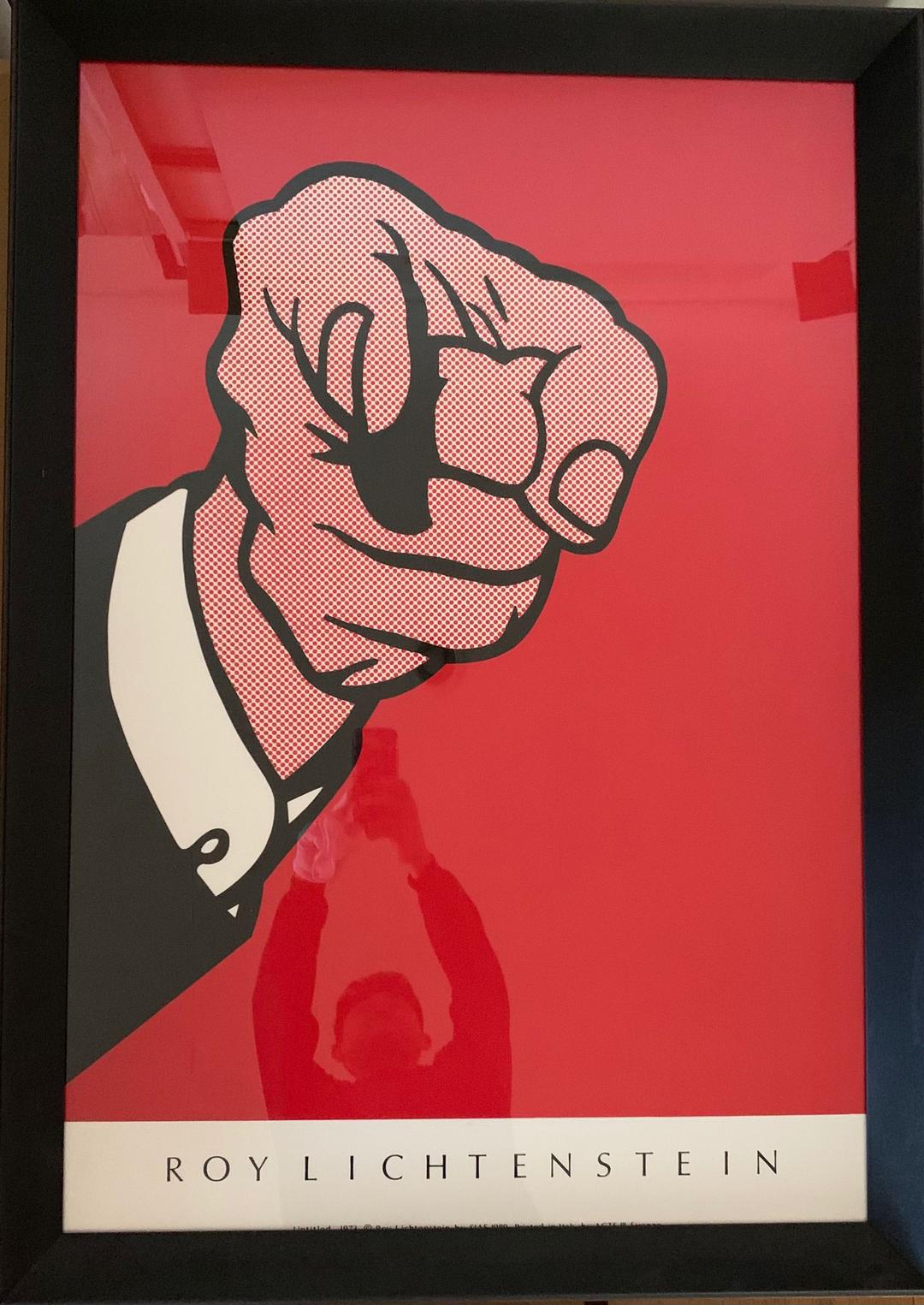 リキテンスタインシルクスクリーンイベントポスター