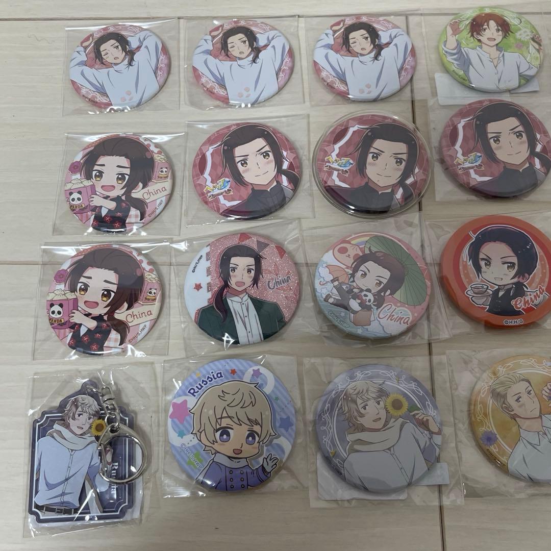 ヘタリア 缶バッジ まとめ売り セット - メルカリ