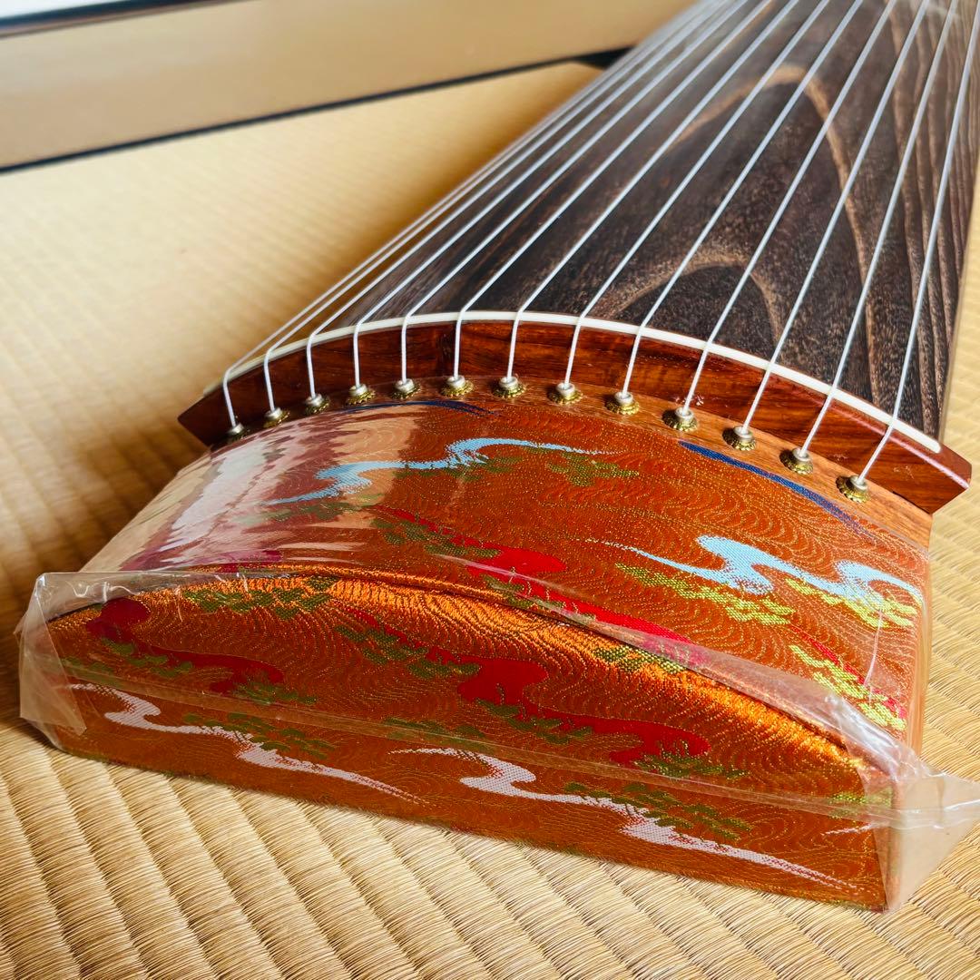 【高級】　小川謹製　福山琴　お琴　13弦　カバー付き