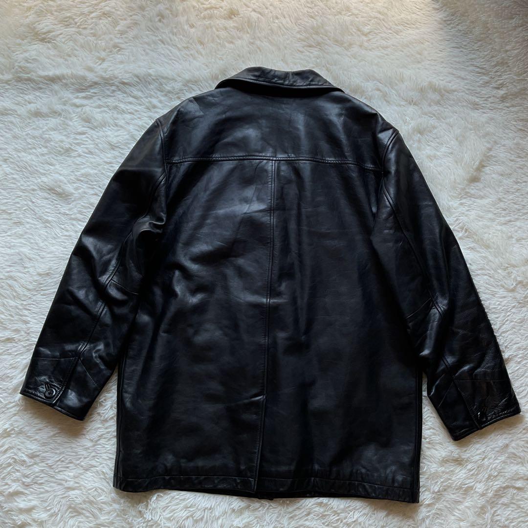 野村訓市着用✨ オールドギャップ レザーカーコート 本革 XL 大きい