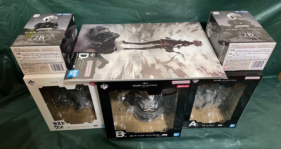 一番くじニーアオートマタ A B D ラストワン NieR:Automata 他 一番くじ「ニーア オートマタ Ver1.1a」発売！美しい胸像やイラスト