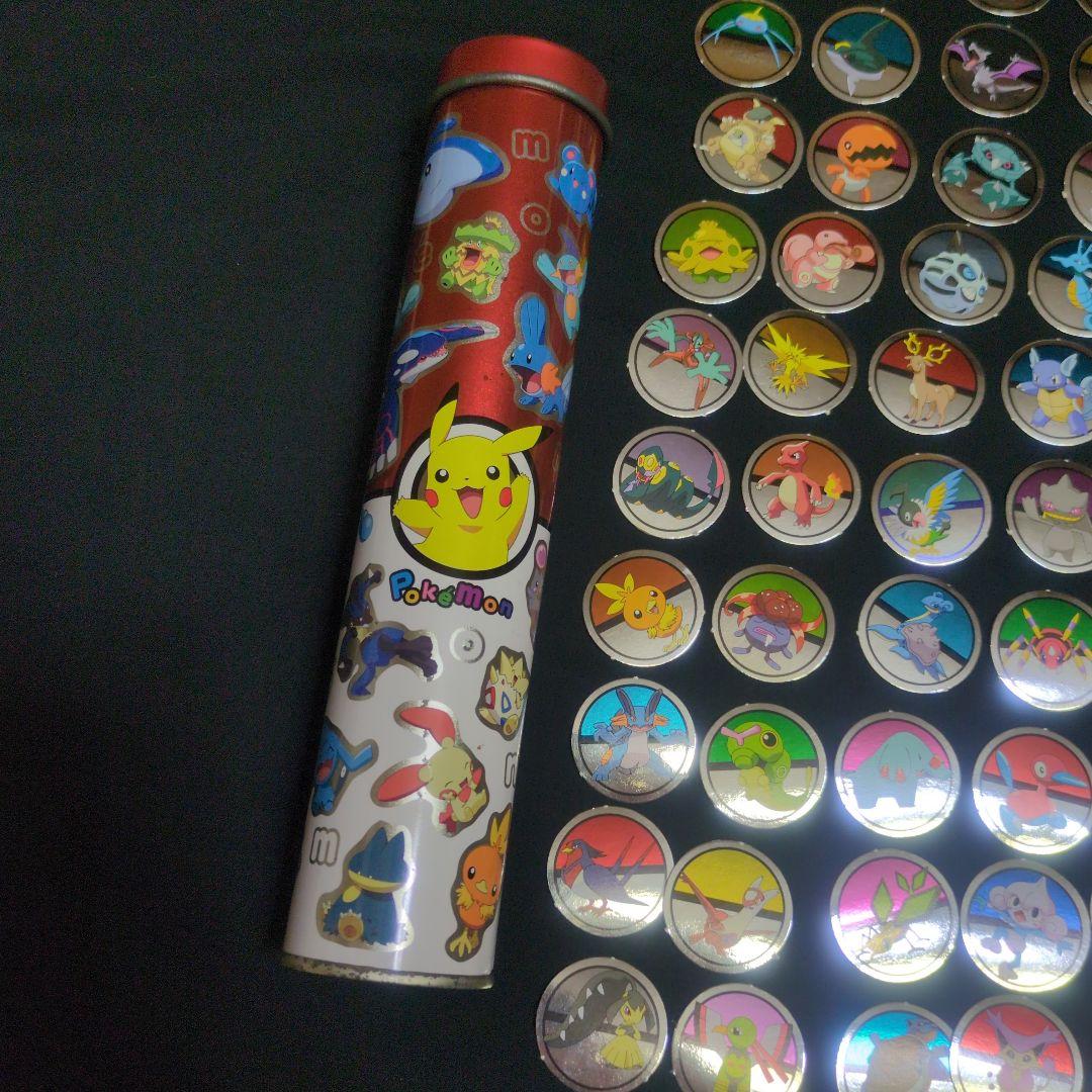 激レア》ポケモン ぎんピカ メダル 小学館 幼稚園 付録 収納缶付き249