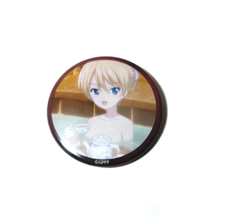 ガールズ&パンツァー　ダージリン　缶バッジ　温泉 ガールズ＆パンツァー 最終章』の描き下ろしイラスト ダージリン