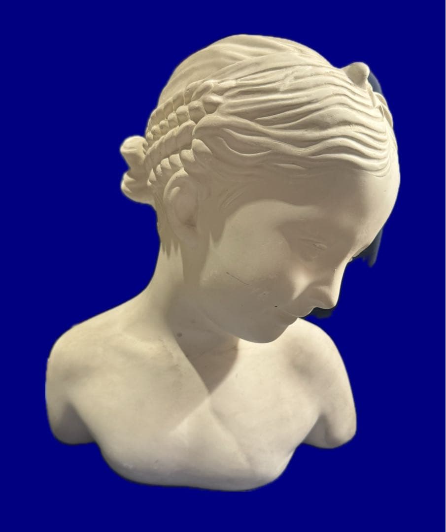 ドナテルロ 少女胸像 デッサン用 石膏像 オブジェ 美術品 希少 石膏デッサン 胸像 ドナテルロの少女 | ゆめ画材