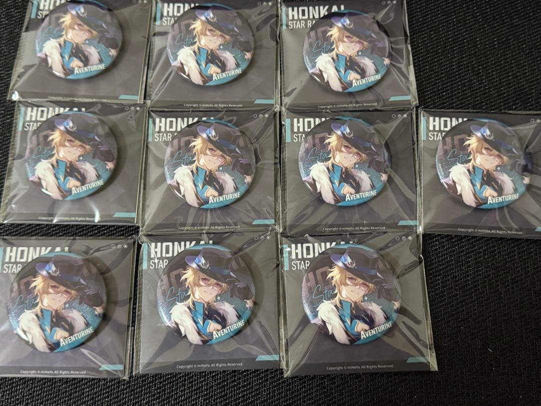 崩壊スターレイル アベンチュリン 缶バッジ 星間旅行シリーズ 公式正規品