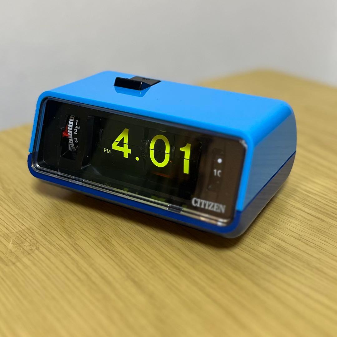 【元箱付き・メンテ済み】美品 CITIZENパタパタ時計 ハイリーフ・カーチス