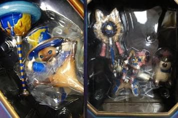 586◇アイルーフィギュア USJ 2014 2016 セット モンスターハンタ