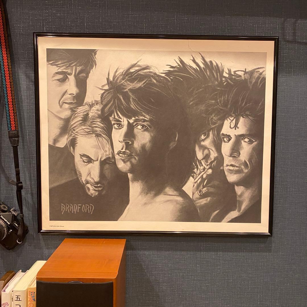 The Rolling Stones モノクロポスター