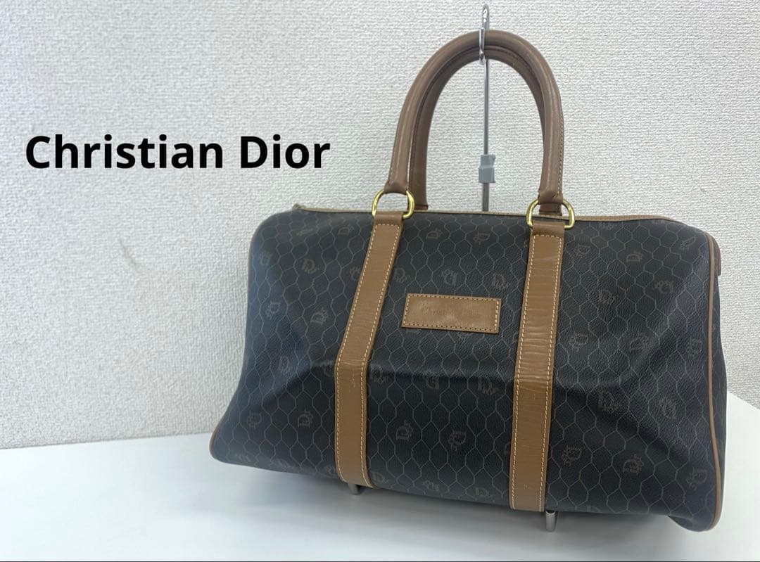 Christian Dior ディオール ミニボストンバッグ ブラウン 中古・古着通販】Christian Dior (クリスチャン ディオール) ミニ
