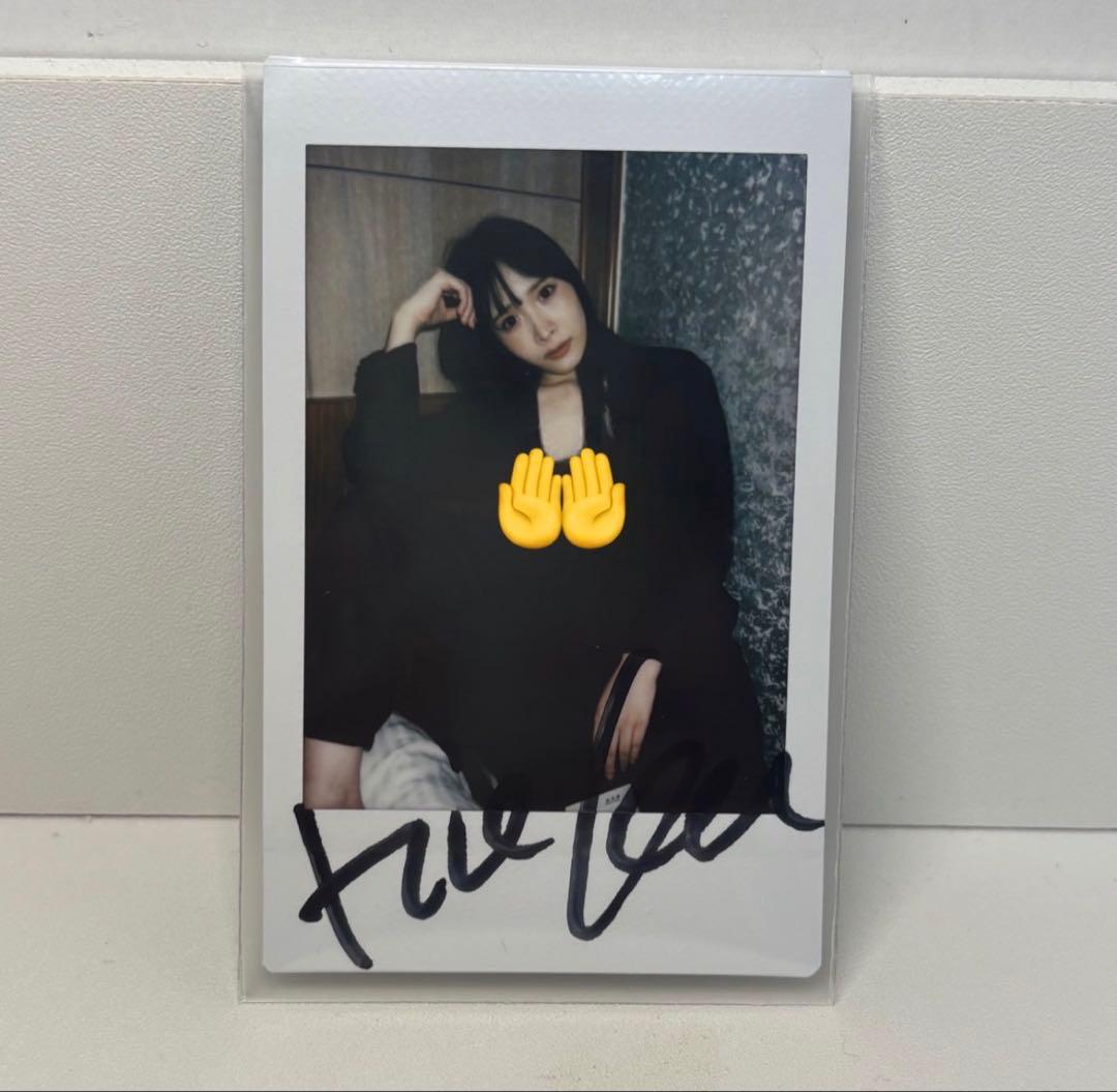 激レア　庵ひめか　サイン入りチェキ