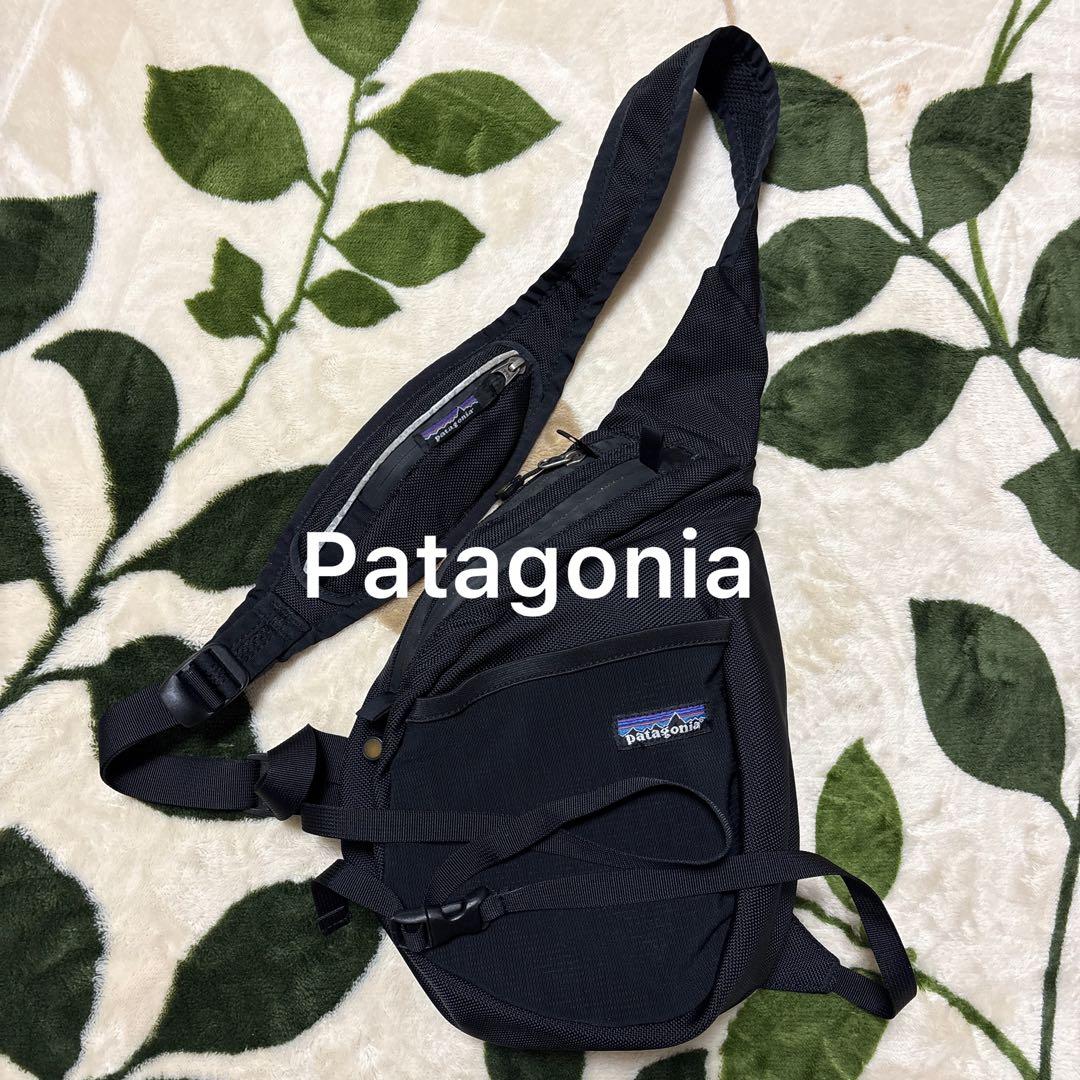 希少旧型 パタゴニア アトムスリング 8L ブラック ワンショルダー