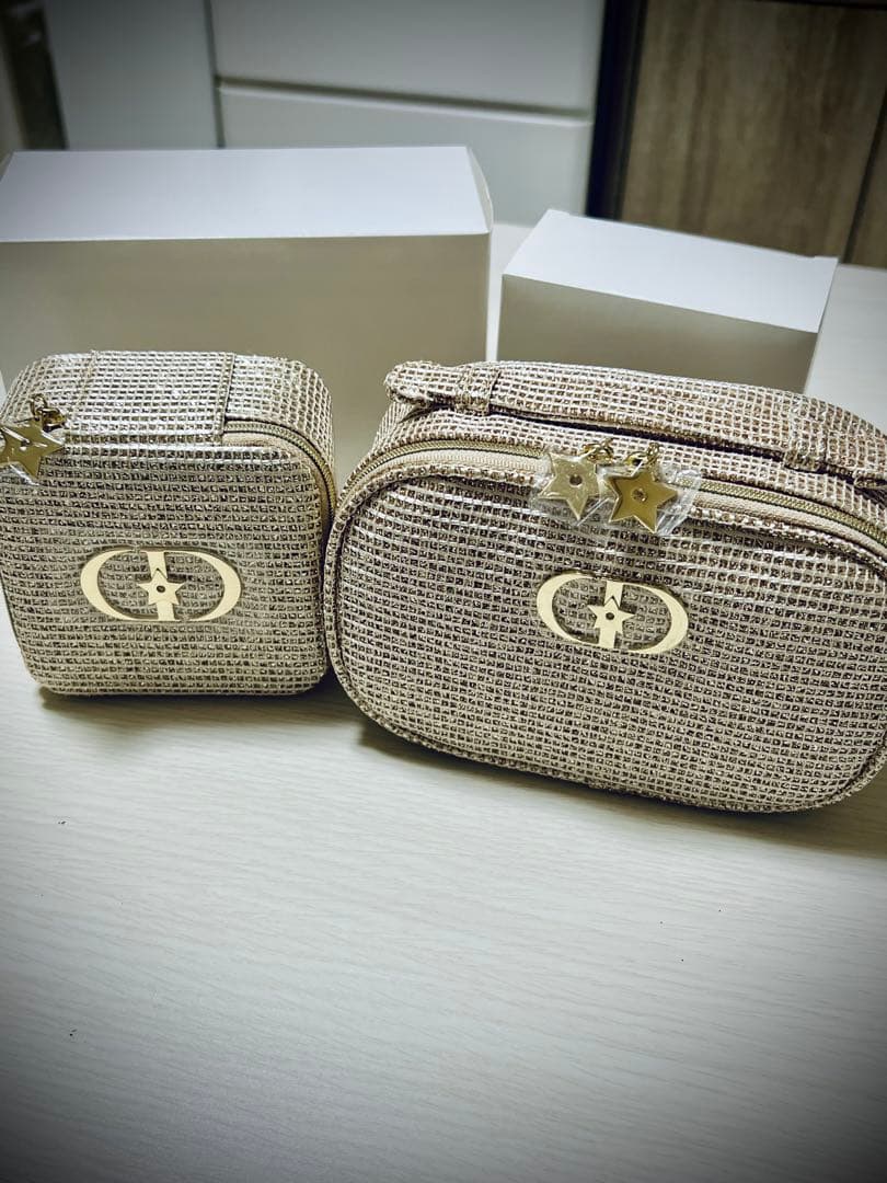 Dior ディオールホリデー2025ノベルティ未使用ジュエリーケース＋ポーチ ディオール ジュエリーケース アクセサリーケース 2025 ホリデー 限定